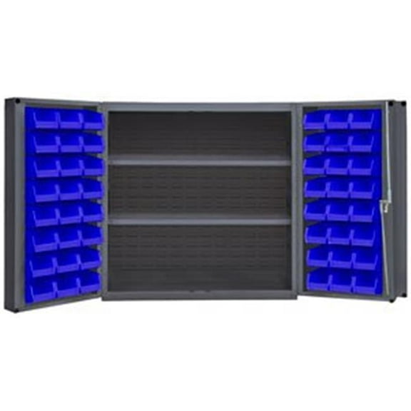Durham DC-243636-48-2S-5295 36 in. Cabinets with Hook-On-Bins & Adjustable Shelves