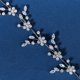 thumbnail image 3 of Silver ZirconWedding Hair Flower Flower Wedding Hair Accessory Wedding Hair Accessory Rhinestone Bridal Headwear for Women and Girls, 3 of 5