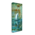thumbnail image 2 of Stupell Industries Egret Bird Swimming Pond Nature Coastal Painting Gallery Wrapped Canvas Print Wall Art, 2 of 5