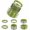 Green, variant on Rock Punk Studded Faux Leather Bracelet Set, Goth Spiked Cuff Wristband Adjustable Bracelets for Halloween Party Favors Emo Grunge Accessory Pink -