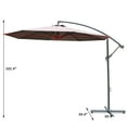 thumbnail image 4 of Outsunny 10’ Diameter Deluxe Patio Umbrella, 4 of 5