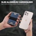 thumbnail image 3 of Slim  Card Holder Wallet for Men, Durable Expandable Backplate,  Blocking Minimalist  Pop Up Wallet,  12+ Cards, 3 of 7