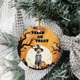 thumbnail image 3 of Trick or Treat Labrador Retriever Needs Candy Happy Halloween Night Ceramic Round Ornament Lab Dog Lover Gifts Home Tree Decor - 02020, 3 of 5