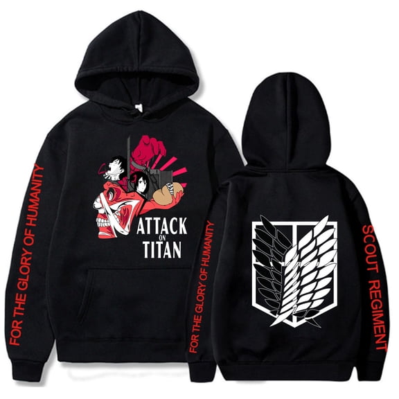 GFGSZTAFB New Attack on Titan Hoodie Loose Fit Casual Trendy AutumnWinter Sweatshirt for Men and Women