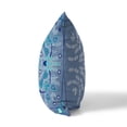 thumbnail image 2 of Vine Visions Throw Pillow with Removable Cover in Muted Blue 16x16, 2 of 6