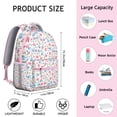 thumbnail image 6 of "Chic Sunflower & Wildflower Print Backpack - Roomy School Bag with Laptop Compartment, Water-Resistant Fabric, Multiple Pockets for Organization, Trendy Floral Design", 6 of 6