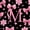 Pink Black M, variant on Erosebridal Pink Bows Girls Twin Comforter Sets,Letter R Monogrammed Bedding Set For Girls Kids,Reversible black,2 Pieces