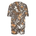 thumbnail image 4 of Dxzfnsa Womens Pajama Sets 2 Piece Soft Short Sleeve Top and Shorts Sleepwear Round Neck Pjs Lounge Set with Pockets S-2XL, 4 of 7