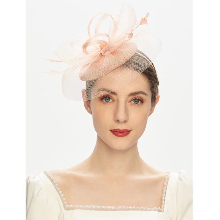 Tea Party Fascinator Hat Kentucky Fascinator Derby Headband Pillbox Hat 2412 Zinniday Small Kentucky Pillbox Hats - Vintage Black Derby  main image 3