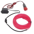 thumbnail image 4 of 3Meters Auto LED Strip Cigar Lighter Neon Light Driving Wire Tube for Car Interior Lighting, 4 of 7