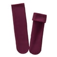 thumbnail image 1 of Chaussettes pour Femmes en Molleton Doux Velours Chaussettes Thermiques Slim Chaussettes Molletonnées Chaussettes Chaudes d'Hiver Chaussettes de Neige, 1 of 3