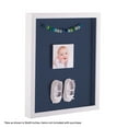 thumbnail image 2 of ArtToFrames 24x24 Inch Shadow Box Picture Frame, with a Satin White 1 Wide Shadowbox frame and Midnight Blue Mat Backing (4655), 2 of 7