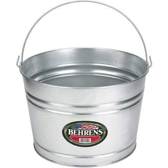 Behrens C17GS 4.25 gal Galvanized Steel Pail