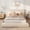 Beige, variant on King Size Cloud Upholstered Platform Bed Frame With Soft Plush Fabric Padded Curved Headboard Reinforced Steel Slat Support No Box Spring Required,Easy Assembly