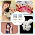 thumbnail image 6 of 24 Pcs Flamingo Stitch Markers Enamel Crochet Stitch Marker Charms Removable Leverback Clasp Locking Stitch Marker for Knitting Weaving Sewing Jewelry Making Colorful DIY, 6 of 6