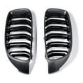 thumbnail image 4 of Astra Depot ABS Dual Slats Front Kidney Grill Grille for BMW F32 F33 F36 F82 F83 4-Series F80 M3, Carbon Fiber Pattern, 1 Pair, 4 of 6