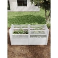 thumbnail image 2 of Vita Classic Keyhole Composting Garden with Fencing, White Vinyl, VT17130, 2 of 10