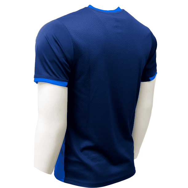 Icon Sports USA Soccer Game Day Shirt, 100% Polyester, Navy/Blue