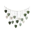 thumbnail image 2 of deevoka Macrame Wall Hanging Leaves Tapestry Wall Decor for Nursery Living Room Dorm Green, 2 of 9