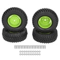 thumbnail image 2 of 4PCS RC Tires,1.9 Inch 100mm Diameter Plastic Rubber RC Wheel And Tires Set For Climbing Car Replacement, 2 of 8