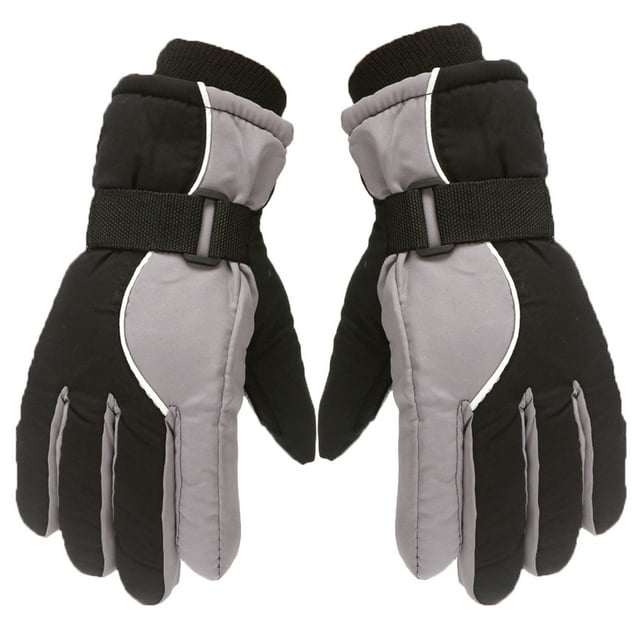 yievot Winter Gloves For Aged 4-9 Kids Boys Girls Snow Windproof Mittens Outdoor Sports Skiing Warm Snow Mittens Gloves