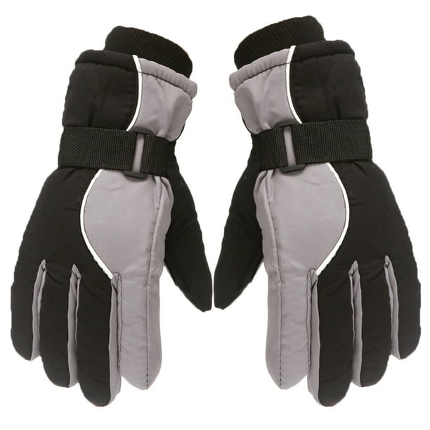 Guantes de invierno para niños Niños Niñas Nieve Guantes a prueba de viento Deportes al aire libre Esquí Fridja nalpqowj3179