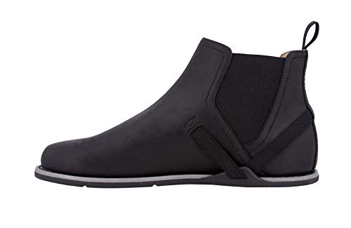 Xero Black Nubuck Leather Melbourne Chelsea Slip On Boot Mens Size 12 Xero Shoes Ridgeway Chelsea Black M barefoot shoes | www  main image 4