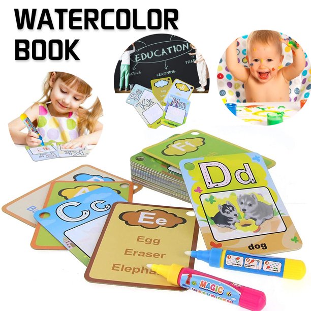 CHUANK Reusable Coloring Books for Toddlers, Paint with Water Books