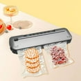 thumbnail image 2 of Scelleuse sous Vide pour Aliments 75Kpa Puissance d'Aspiration Précise 6 en 1 Scelleuse Alimentaire avec Minuterie Numérique Modes Aliments Secs et Humides Design Compact avec 10 Sacs sous Vide et Coupeur Intégré, 2 of 5