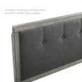 thumbnail image 5 of Modway Draper Tufted Full Fabric and Wood Headboard in Gray Charcoal, 5 of 9