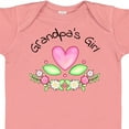 thumbnail image 4 of Inktastic Grandpa's Girl Heart Flowers Girls Baby Bodysuit, 4 of 5