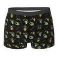 thumbnail image 6 of Men's Boxer Briefs, Bee Floral Soft Comfy Mens Underwear Boxer Briefs Breathable With Widen Waist, 6 of 7