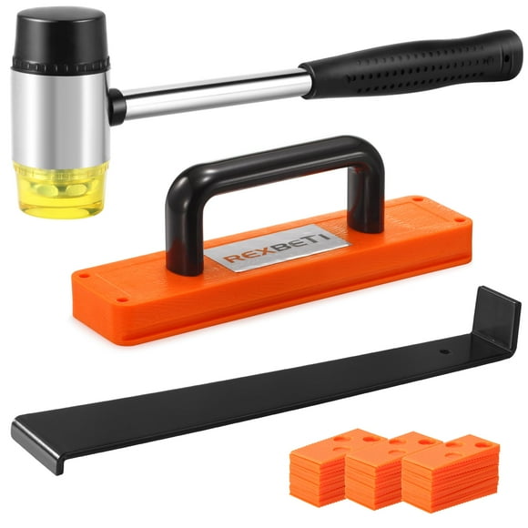 Kit de instalación de pisos REXBETI de madera laminada, LVP, vinilo