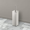 thumbnail image 2 of Gatco 1489 Elegant Square Toilet Brush Holder, Satin Nickel, 2 of 4