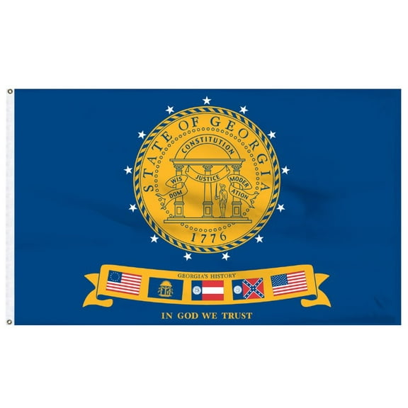 Georgia 2001 Flag Polyester 3x5 FT Banner