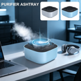 thumbnail image 3 of TENIRO 2026 New Smokeless Ashtray for Cigarettes Smoker Battery Powered Smoke Grabber Cigar Ashtray Smokers Ash Holder Clean Secondhand Smoke Quiet Anti-Flaming Cigarette Cigar Ashtray for Home Car, 3 of 6