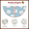thumbnail image 5 of Bingfone Christmas Tree Skirt Mat Christmas Decoration Interior 48"-Cartoon Sushi, 5 of 8