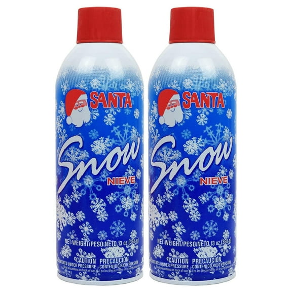 Snow Spray for Christmas Decoration - Artificial Snow Spray for Christmas Tree, 13 oz - Fake Snow Spray - Christmas Tree Flocking Spray Snow (Pack of 2)