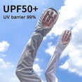thumbnail image 4 of Manga protectora para el brazo Yashi para mujer protección solar UV verano ciclismo color gris, 4 of 5
