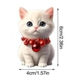 thumbnail image 4 of Cute Animal Car Air Vent Freshener with Lemon Scent, Acrylic Decorative Clip, Cat Puppy Panda Design, 6x4 cm, 4 of 10