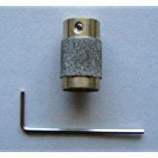 

3/4 Diamond Stained Glass Grinder Head Bit Quality Brass Core