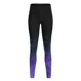 thumbnail image 4 of MKLEKYY Leggings estampados para mujer, pantalones de cintura alta, mallas deportivas para correr, pantalones de yoga con realce, 4 of 4