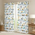 thumbnail image 2 of Castle Fairy Children Cartoon Tractor Black Out Curtains,Equipment Car Curtains Pack of 2 (42x63 Each),Car Theme Bedroom Curtains,Breathable Home Decor, 2 of 6