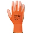 thumbnail image 2 of Portwest A120 Work Gloves PU Palm Dipped Abrasion and Tear Resistant Orange, X-Small, 2 of 3