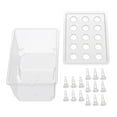 thumbnail image 1 of S SERENABLE Hydroponic Growing System Kit Garden Planting Container Box for Market Hotel Clear, 1 of 9