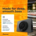 thumbnail image 4 of Subwoofer activo Pioneer TS-WX1210A de 12» con amplificador de 1200 W, 4 of 6
