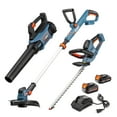 thumbnail image 1 of SENIX S2K3B2-01 20V 3-Tool Cordless Combo Kit, Includes 10" String Trimmer, Leaf Blower, 18" Hedge Trimmer, 1 of 16