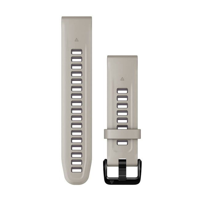 Correa Para Reloj Garmin Quickfit De 20 Mm - Correa De Silicona Arena Clara/Orquídea Profunda