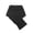Black, variant on Men's Solid Color Polar Fleece Neck Warmer, Autumn Winter Windproof Thermal Scarf Simple Fashion Cold Protection Gaiter Cross-Border Exclusive
