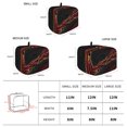 thumbnail image 6 of Toaster Cover 2 Slice, Red Marble Dustproof Bakeware Oven Protector with Top Hook, Gold Abstract Vintage Modern Ombre Art Waterproof Small Kitchen Appliance Toasters Dust Cover, 11"x6"x8", 6 of 9